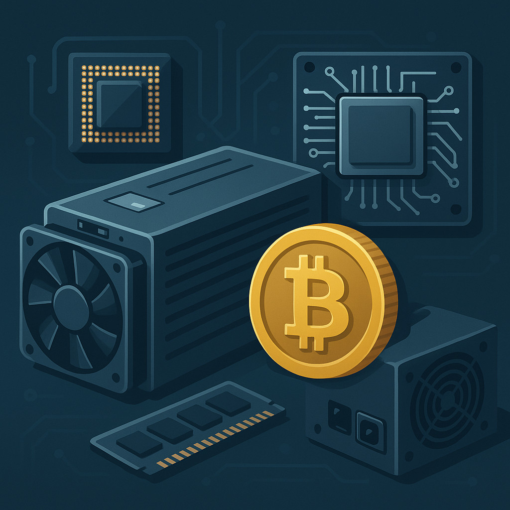 Advanced mining hardware components and technical specifications